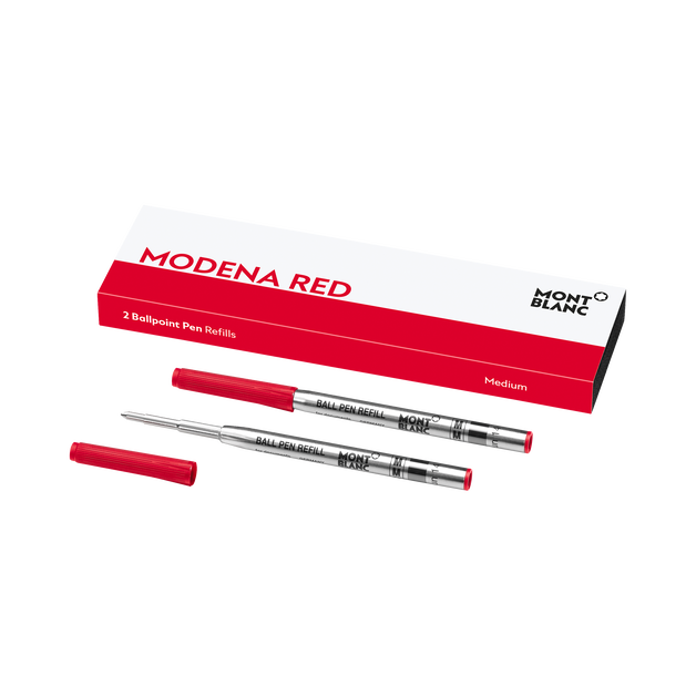 2x Ballpoint Refills, Modena Red - 1