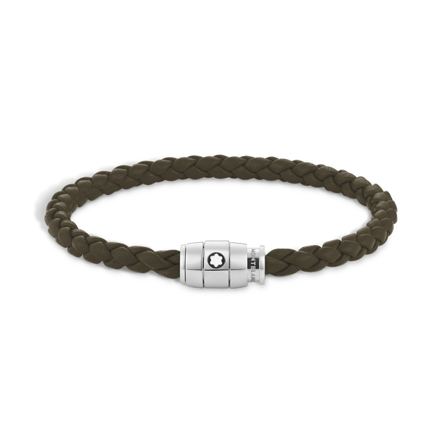 Bracciale Con Chiusura a 3 Anelli in Pelle Soft - 1