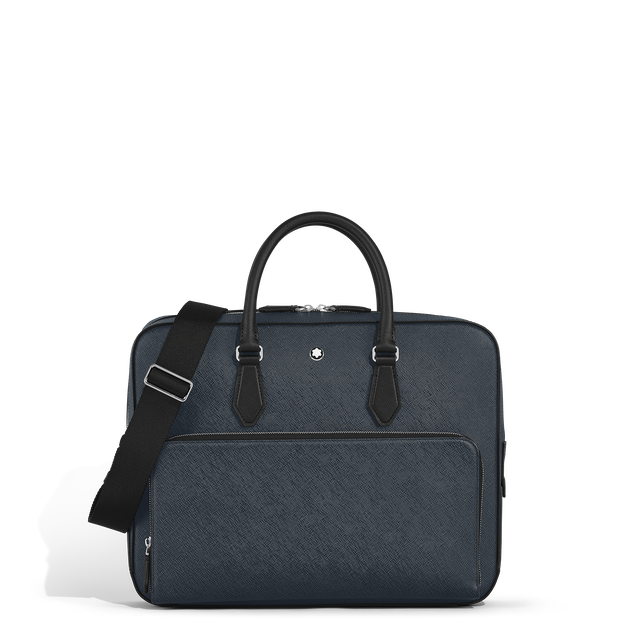 Malet&iacute;n Mediano con Bolsillo de Piel Sartorial - 1