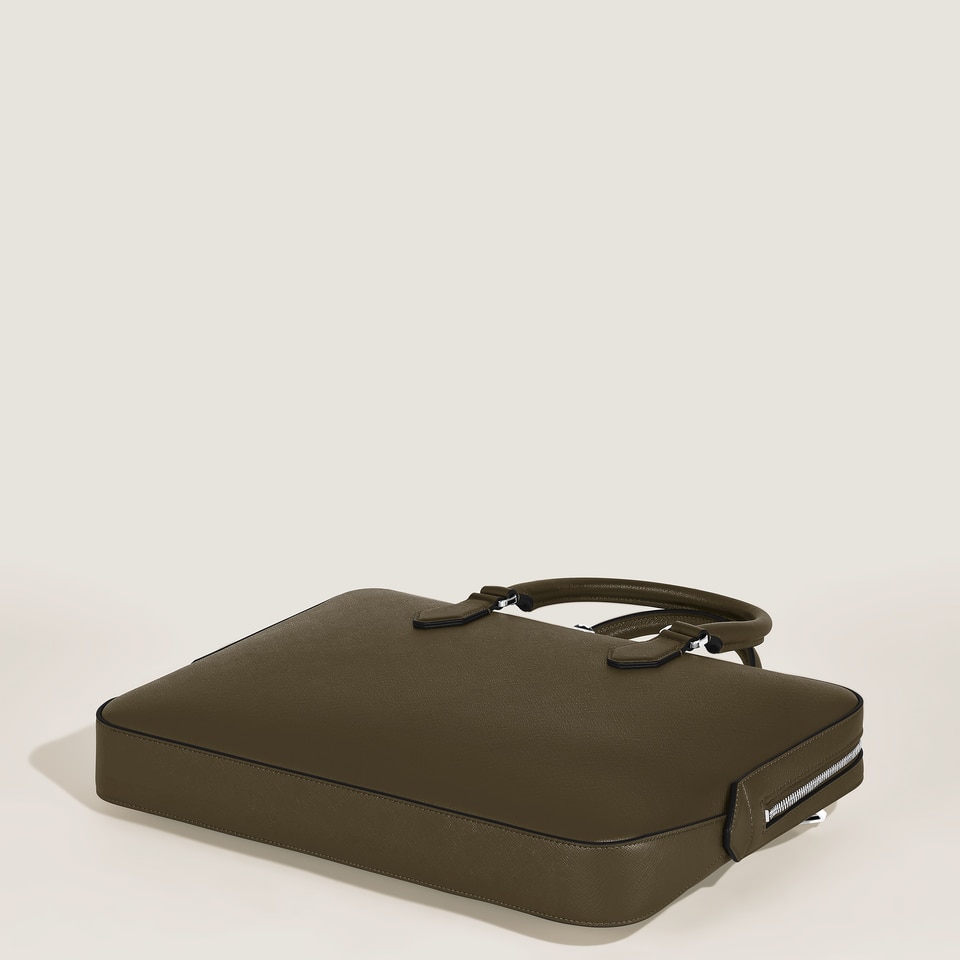 Thin Briefcase in Sartorial Leather - 8
