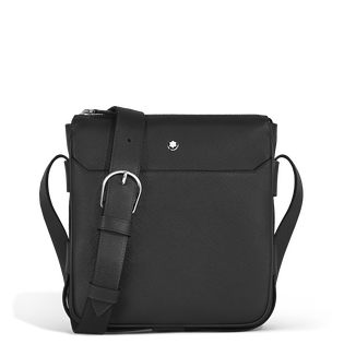 Vertical Belt Messenger Bag in Sartorial Leather