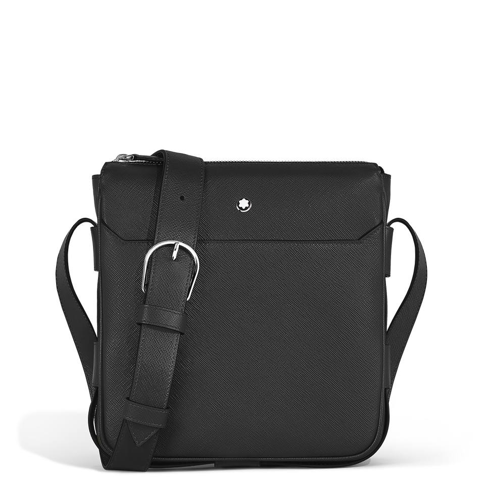 Vertical Belt Messenger Bag in Sartorial Leather - 1