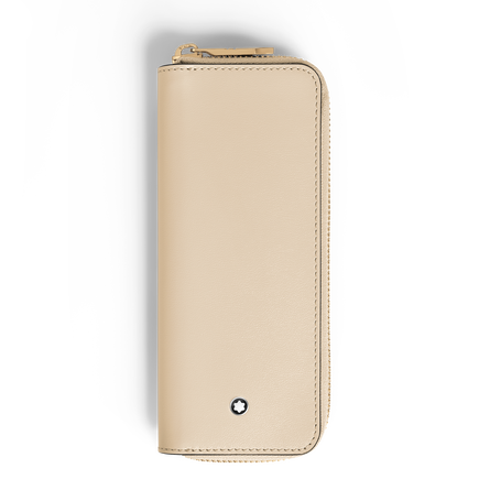 &Eacute;tui pour 2&nbsp;Instruments d'&Eacute;criture Zipp&eacute; en Cuir Meisterst&uuml;ck