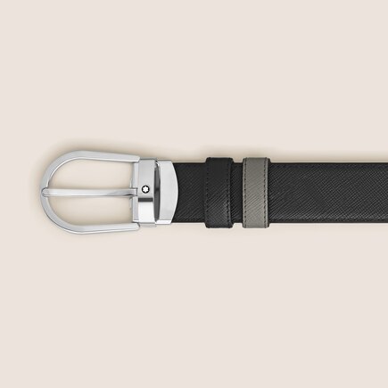 Horseshoe 30 mm Reversible Belt in Sartorial Leather