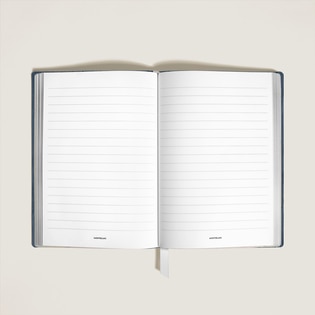 Medium Notebook in Corteccia Leather, Lined Pages