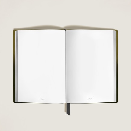 Medium Notebook in Corteccia Sfumato Leather, Blank Pages