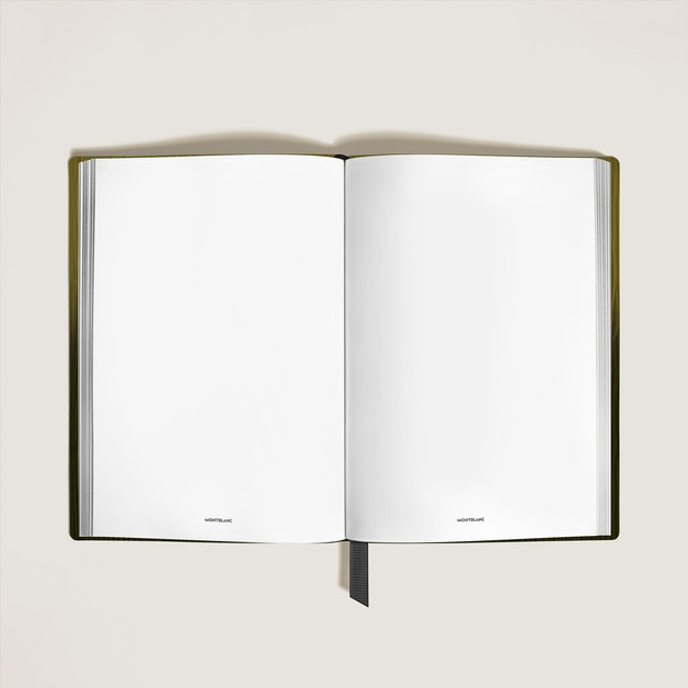 Medium Notebook in Corteccia Sfumato Leather, Blank Pages - 2