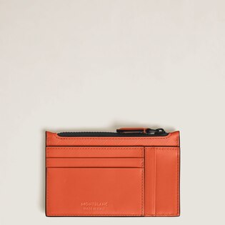 Card Holder 8cc with Zip in Extreme Leather