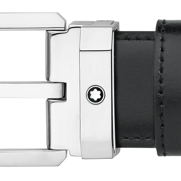 Ceinture R&eacute;versible Rectangulaire 30 mm en Cuir - 4