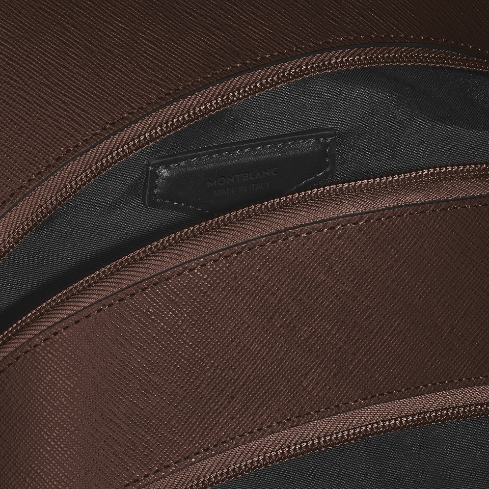 Medium Backpack with 3 Compartments in Sartorial Leather - 4