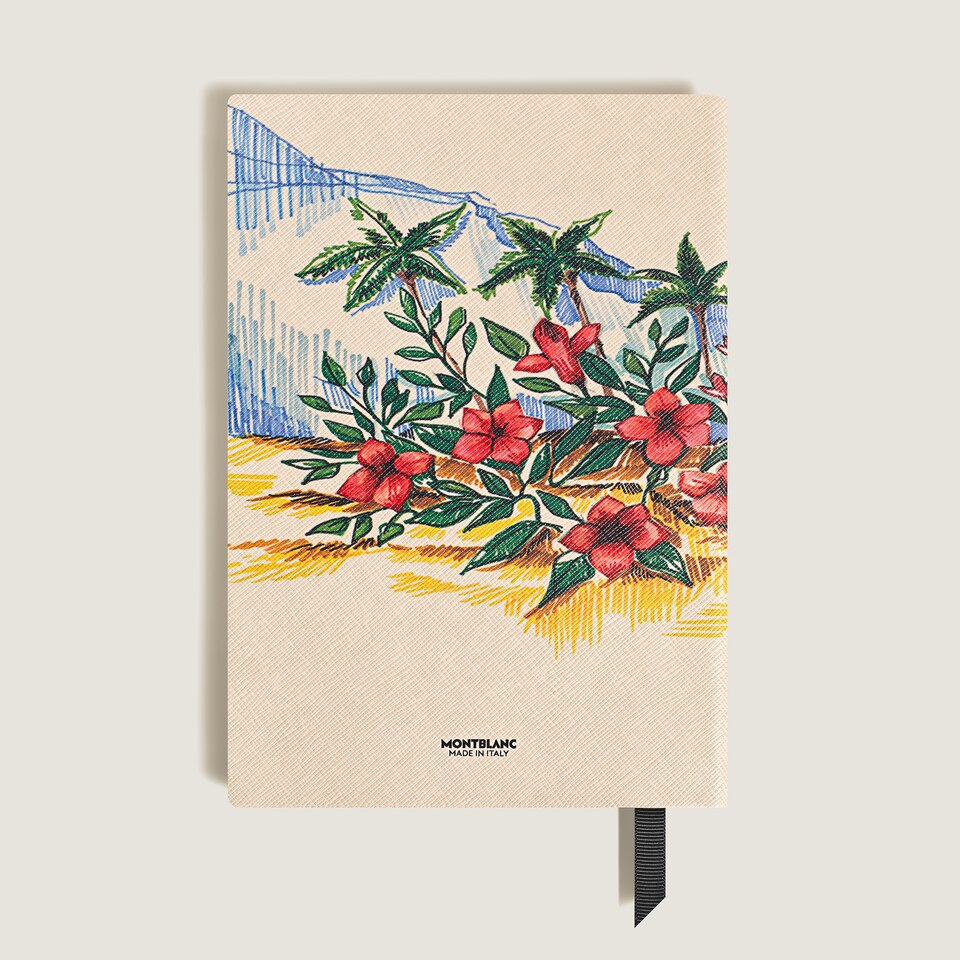 Medium Notebook in Sartorial Leather, Summer Capsule, Lined Pages - 3