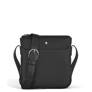 Vertical Belt Messenger Bag in Sartorial Leather
