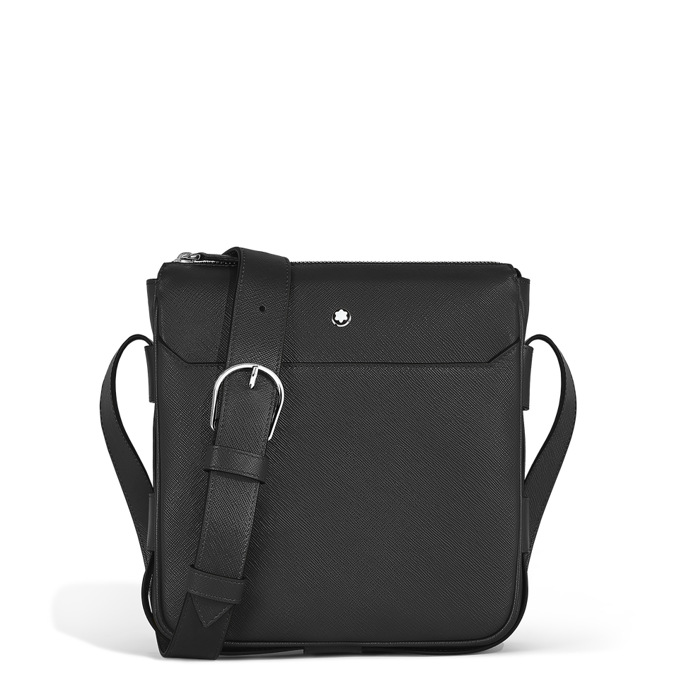 Vertical Belt Messenger Bag in Sartorial Leather - 1