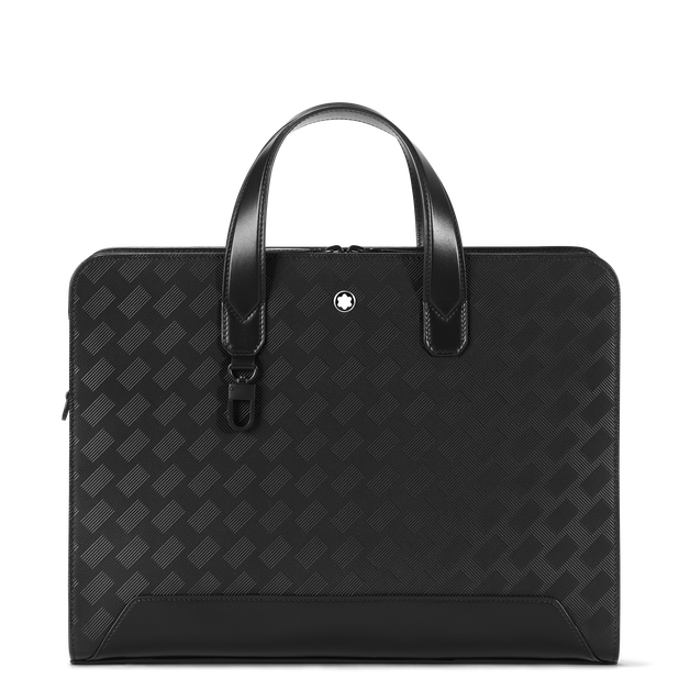 Thin Briefcase in Extreme Leather - 1