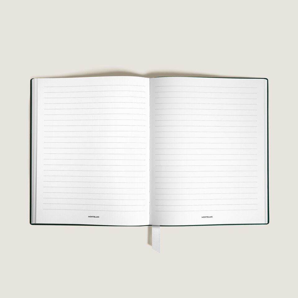 Large Notebook in Sartorial Leather, Lined Pages - 2