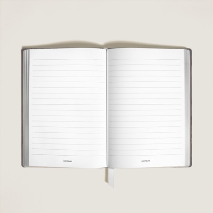 Medium Notebook in Corteccia Leather, Lined Pages