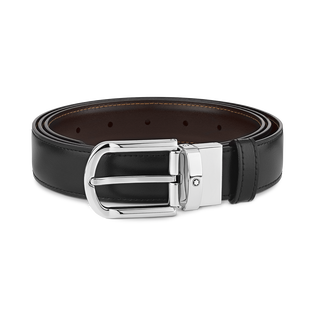 Horseshoe 30&nbsp;mm Reversible Belt in Leather