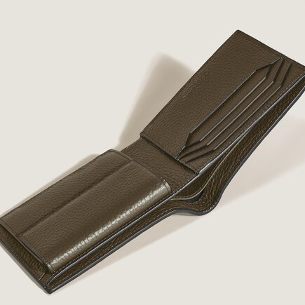 Wallet 4cc with Coin Case in Grain Leather
