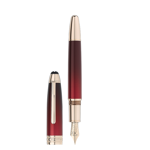 Meisterstück Calligraphy Solitaire Burgundy Lacquer Flexible Nib - 1