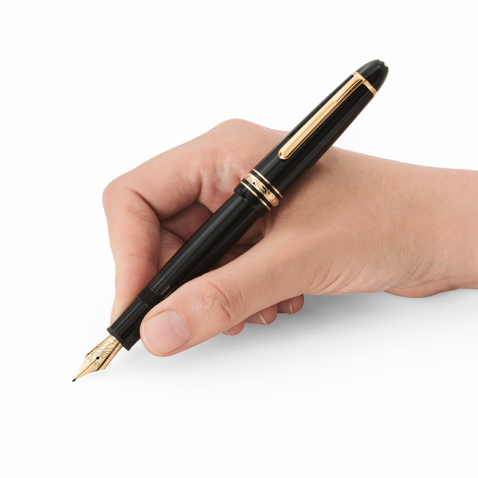Meisterst&uuml;ck Gold-Coated LeGrand Calligraphy Fountain Pen Flexible Nib - 2