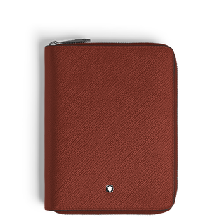 5 Pen Pouch with zip in Sartorial Leather