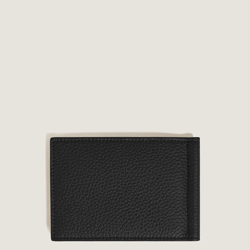 Wallet 6cc with Money Clip in Grain Leather - 5