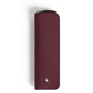 1-Pen Pouch with zip in Sartorial Leather