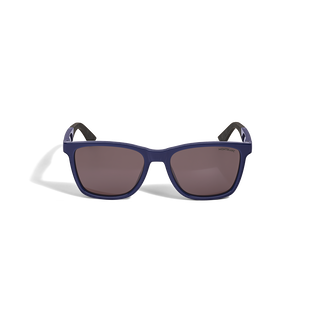 Quadratische Sonnenbrille mit blauem Spritzgussrahmen