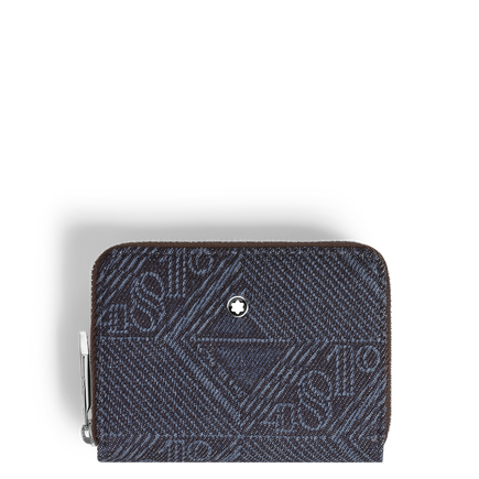Mini Wallet 2cc with Zip in 4810 Denim