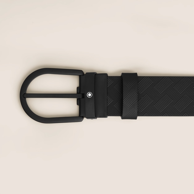 Horseshoe 35 mm Belt with Buckle in Extreme Leather - 2