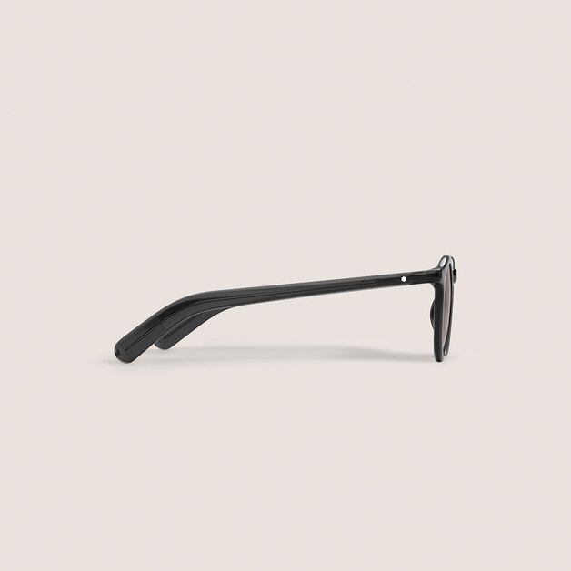 Round Sunglasses with Black Injected Frame - 2