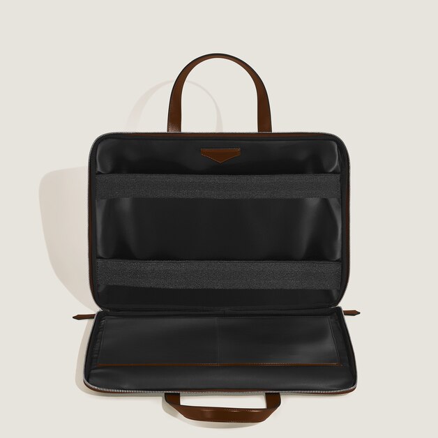 Thin Briefcase in Meisterstück Leather - 6