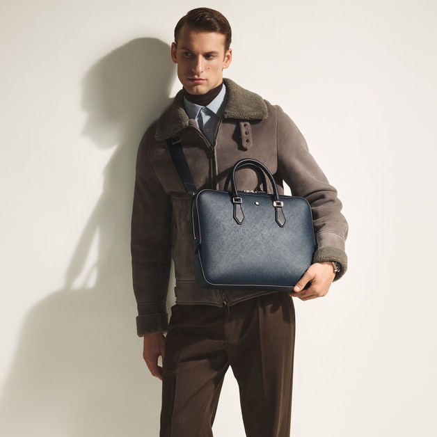 Porte-Documents Fin en Cuir Sartorial - 2