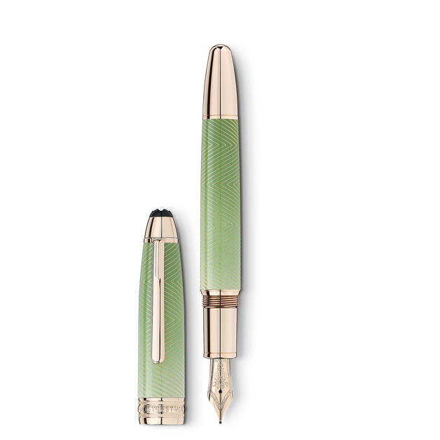 Meisterst&uuml;ck Calligraphy Solitaire Celadon D&eacute;grad&eacute; Fountain Pen - 1