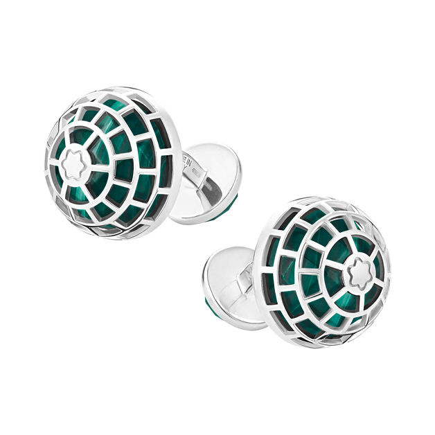 Meisterstück Cufflinks with Malachite Stone - 1