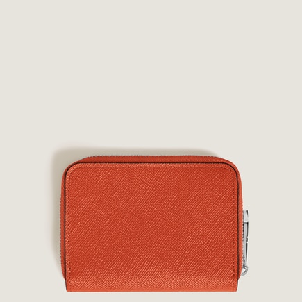 Mini Wallet 2cc with Zip in Sartorial Leather