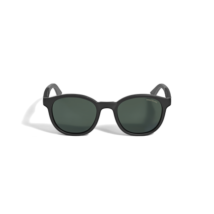 Round Sunglasses with Black Injected Frame