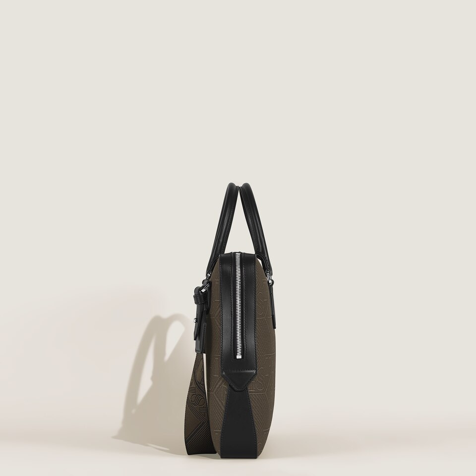 Thin Briefcase in 4810 Jaquard - 5