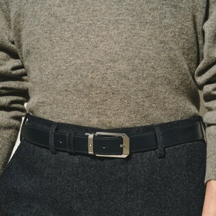 Rectangular 30&nbsp;mm Reversible Belt in Leather