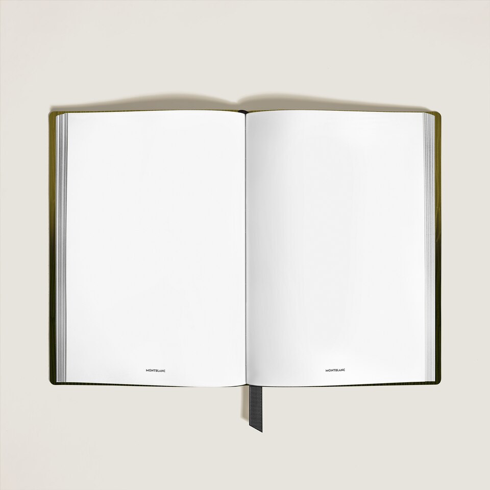 Medium Notebook in Corteccia Sfumato Leather, Blank Pages - 2