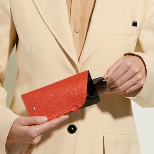 Eyewear Pouch in Grain Leather