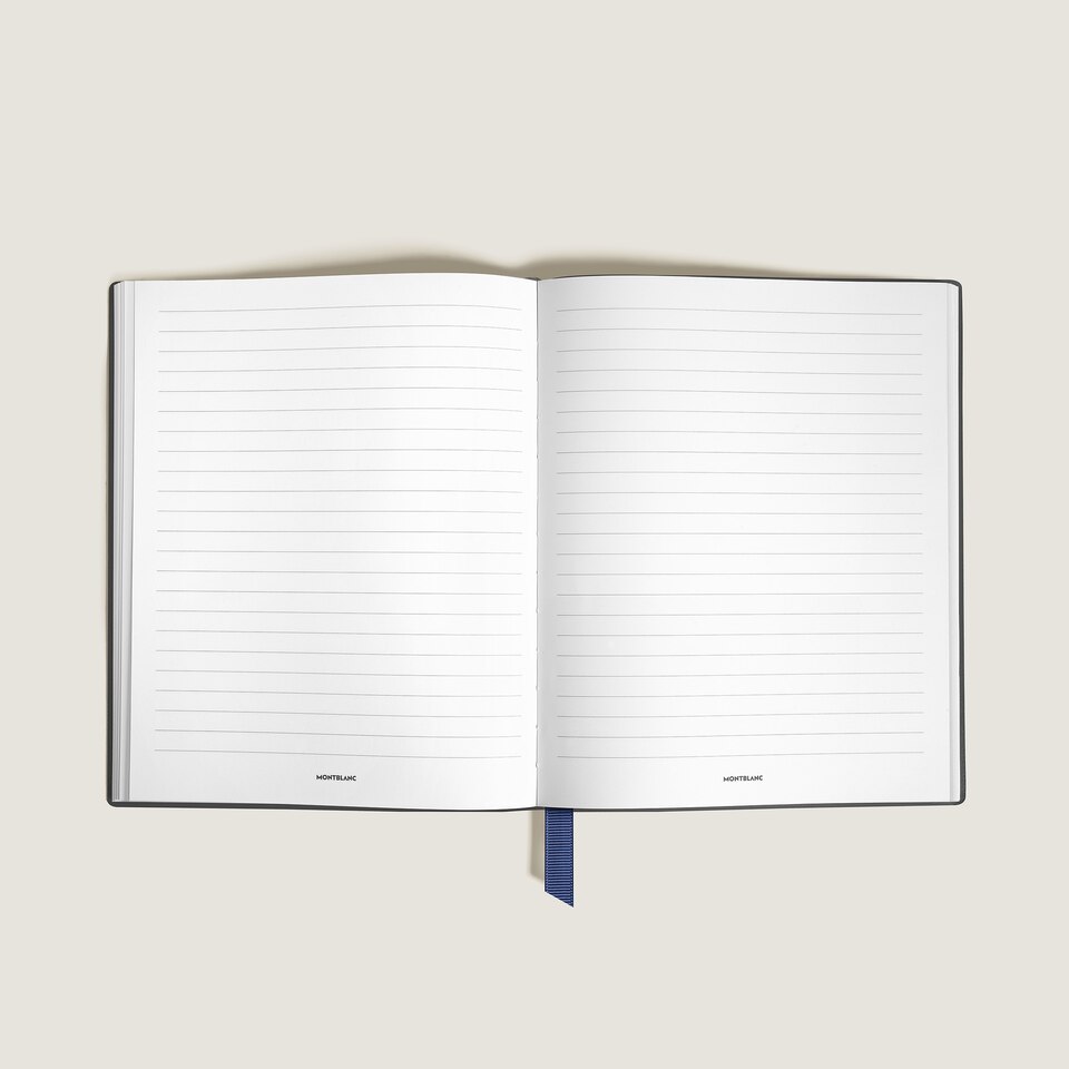 Large Notebook in Grain Leather, Lined Pages - 2