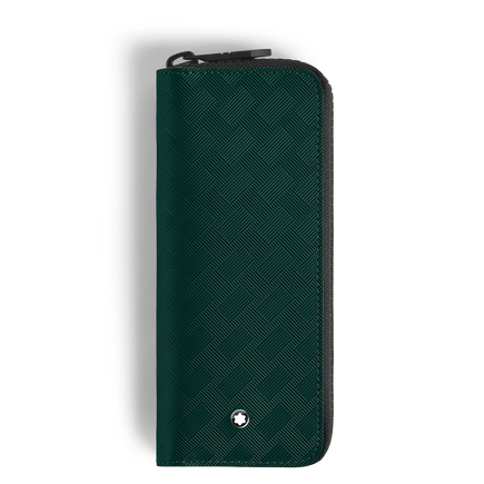 Estuche para 2 Artículos de Escritura con Cremallera de Piel Extreme