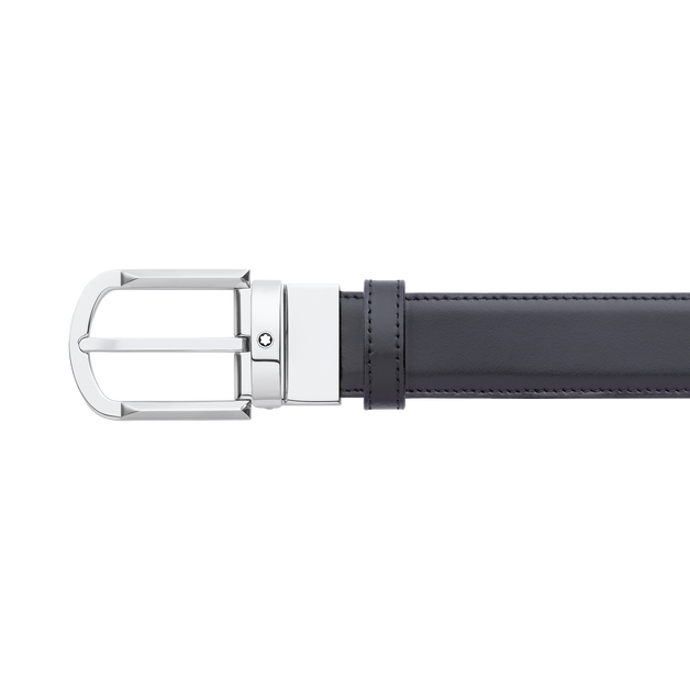 Horseshoe 30 mm Reversible Belt in Leather - 4