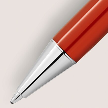 Stylo bille Montblanc Heritage Rouge et Noir « Baby » Special Edition corail