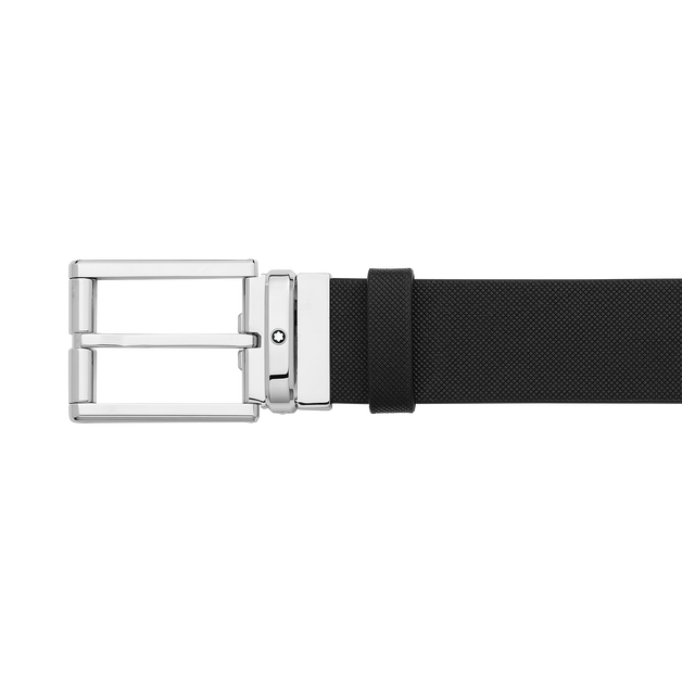 Rectangular 35&nbsp;mm Belt in Textured Leather - 3