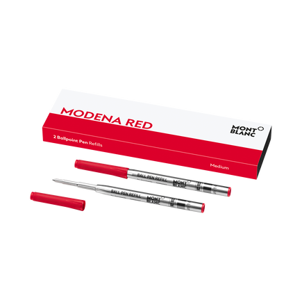 2 Ballpoint Refills, Modena Red - Medium