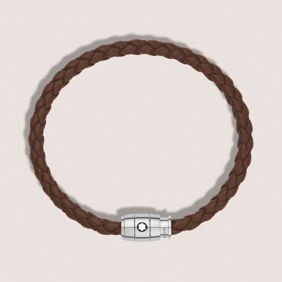 3 Rings Bracelet in Soft Leather - 3
