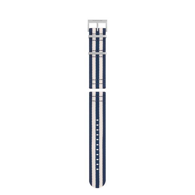 Blue & White Nylon Strap - 1