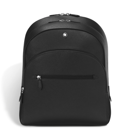 Large Backpack with 3 Compartments in Sartorial Leather